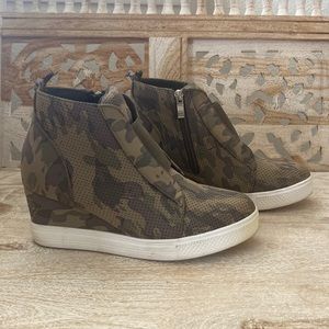 Camo Wedge Shoe